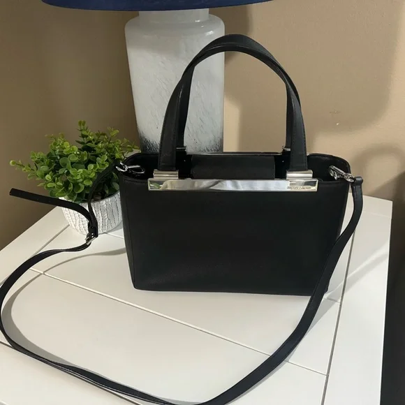 MICHAEL KORS WOMEN’S TILDA SAFFIANO LEATHER MEDIUM TOTE BLACK Used with … - Picture 2 of 16